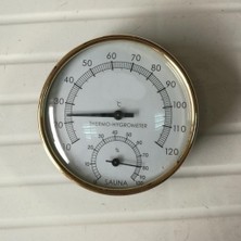 Seasong 4 Inç Çapı Sauna Termometre ve Higrotermograf 10 ℃ -120 ℃ (Yurt Dışından)