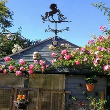 Seasong Pratik At Weathervane Çatı Dağı Hava Yanıdı Bahçe Dekorasyonu Süsleme (Yurt Dışından)