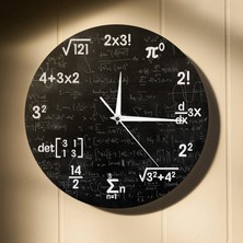 CHASOE Modern Yuvarlak Duvar Saati Çocuklar Için 12IN Kuvars Saatler Ev Ofis Okul Matematik (Yurt Dışından)