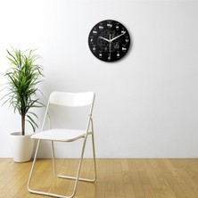 CHASOE Modern Yuvarlak Matematik Duvar Saati Çocuklar Için 12IN Kuvars Saatler Ev Ofis Okul Kimyası (Yurt Dışından)