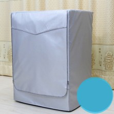 CHASOE Kalın Çamaşır Makinesi Kapağı Su Geçirmez Güneş Kremi Koruyucu Gümüş Zip L Gümüş Zip On - L (Yurt Dışından)