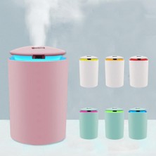 CHASOE USB Uçucu Yağ Difüzör Hava Nemlendirici 260ML Tankı Yatak Odası Pembe Için (Yurt Dışından)