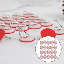 CHASOE 20X Görünmez Yapışkan Plaka Askı Duvar Asmak Için Dikey Plaka Tutucular Set (Yurt Dışından)