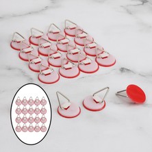 CHASOE 20X Görünmez Yapışkan Plaka Askı Duvar Asmak Için Dikey Plaka Tutucular Set (Yurt Dışından)