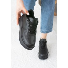 Imershoes Günlük Kadın Sneaker Bağcıklı Hafif Kalın Yüksek Tabanlı Yürüyüş Nefes Alan Spor Ayakkabı 451