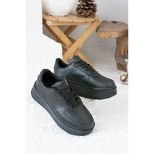Imershoes Günlük Kadın Sneaker Bağcıklı Hafif Kalın Yüksek Tabanlı Yürüyüş Nefes Alan Spor Ayakkabı 451