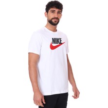 Nike Icon Futura Erkek Beyaz Günlük Stil Tişört AR5004-100