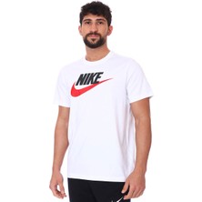Nike Icon Futura Erkek Beyaz Günlük Stil Tişört AR5004-100