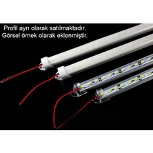 12 Volt Bantlı 5630 Ledli LED Bar  Alüminyum Çubuk LED 72 Ledli Günışığı 3000-3200K