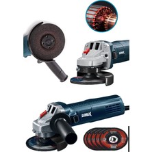 Stilmax Germany Spiral Jet Taşlama Metal Kesme Avuç Taşlama Makinesi Bakır Motor 3500 W ve 5 Taş