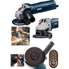 Stilmax Germany Spiral Jet Taşlama Metal Kesme Avuç Taşlama Makinesi Bakır Motor 3500 W ve 5 Taş