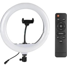 Juo YQ-320A Ring Light 30CM Kumandalı Led video ışığı (Ayak Dahil)