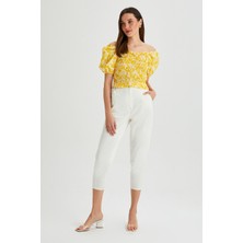 Parkkaron Kadın Garni Dikişli Gabardin Pantolon