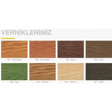 Gen Genteks Ahaşp Vernik 0.700LT Koyu Meşe