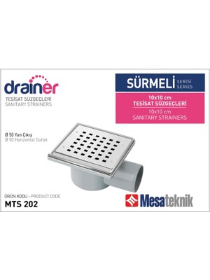 Dräger Mesa Teknik Kokuya Son ! Sürmeli Aç-Kapa Süzgeç 11X11