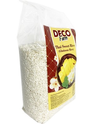 Deco Yapışkan Pirinç (Uzun Taneli Pirinç) (Glutinous Rice) 1 kg