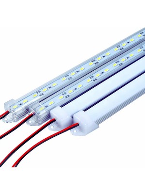 Grow LED Full Spektrum LED Bitki Büyütme Ledi 12V Opak KAPAK-50CM-ADAPTÖRSÜZ