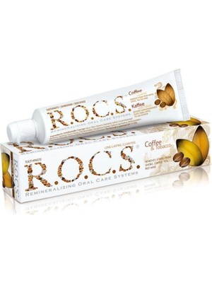 R.O.C.S. Lekelere Karşı Coffee&tobacco Diş Macunu - 74 G