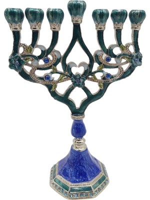 CHASOE Menorah Mumluk Hanuka Yıldız Candelabra Partisi Yemek Masası Dekor D (Yurt Dışından)