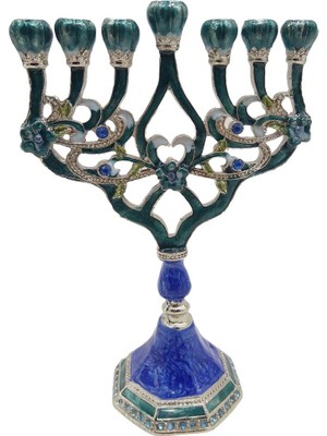 CHASOE Menorah Mumluk Hanuka Yıldız Candelabra Partisi Yemek Masası Dekor D (Yurt Dışından)