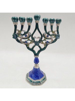 CHASOE Menorah Mumluk Hanuka Yıldız Candelabra Partisi Yemek Masası Dekor D (Yurt Dışından)