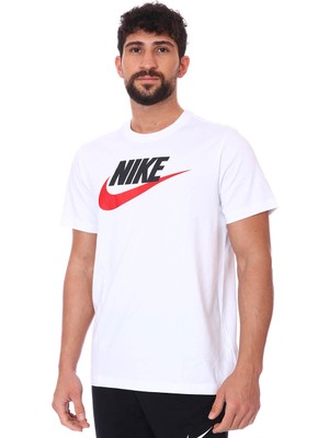 Nike Icon Futura Erkek Beyaz Günlük Stil Tişört AR5004-100