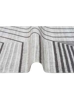 Eko Halı Asos As 05 Grey Jüt Görünümlü Yıkanabilir Kilim