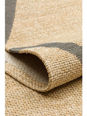 Eko Halı Brooklyn Brk 05 Natural Grey Kaymaz Dokuma Kilim