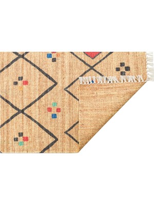 Eko Halı Asos As 07 Multy Jüt Görünümlü Yıkanabilir Kilim