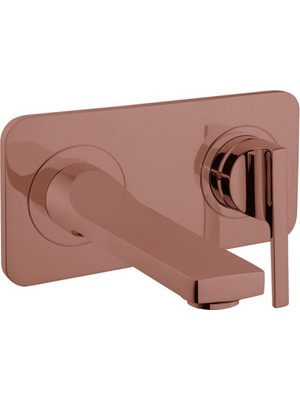 Vitra Suit L A4248626 Ankastre Lavabo Bataryası, Bakır