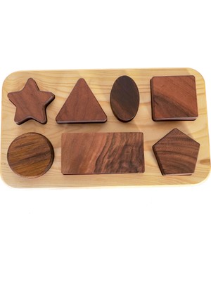 Tiny Wood Ahşap Geometrik Puzzle