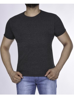 Quits Kids Suprem Kısa Kol  Pis Dikiş Slimfit Düz Tshirt -1884