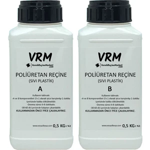 Poliüretan Döküm Reçinesi - Sıvı Plastik - 1 kg