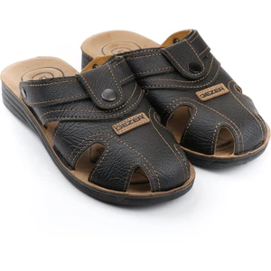 Yazlık Erkek Çıtçıtlı Ayarlanabilir  Terlik-Sandalet