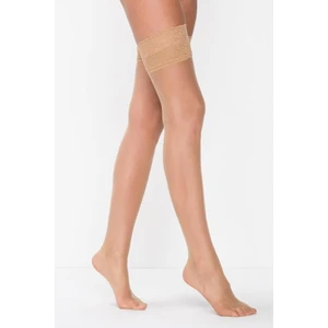 Fantazi Silikonlu Dantelli Kadın Jartiyer Çorabı