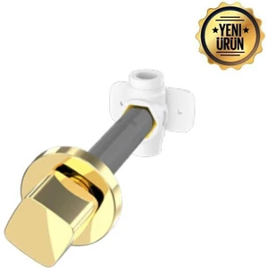 Iz Yapı 20 mm (Kare) Ankastre Ara Kesme Valf BT7030A (Gold) Altın