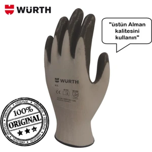 Mekanikçi Iş Güvenliği Eldiveni Siyah 9-Large 24 Çift