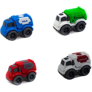 Oyuncak Kamyonlar Mini Polis Itfaiye Ambulans Çöp Kamyonu