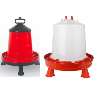 Tavuk Yemliği 12 kg Ayaklı  & Tavuk Suluğu 12  Lt Ayaklı (  Kanatlı Hayvanlar Için)
