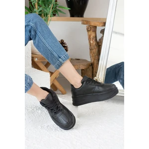 Imershoes Günlük Kadın Sneaker Bağcıklı Hafif Kalın Yüksek Tabanlı Yürüyüş Nefes Alan Spor Ayakkabı 451