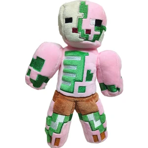 23 cm Minecraft Figürlü Peluş Oyuncak -Pembe   (Yurt Dışından)