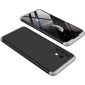 Galaxy A32 4g Kılıf  Ays Kapak  Tam Korumasiyah - Gri