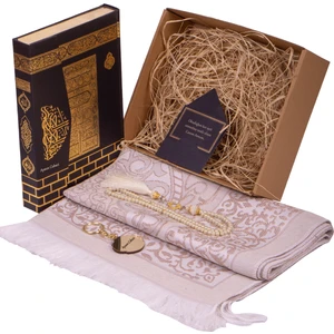 Manidar Hediye Anneler Gününe Özel Büyük Boy Kuranı Kerim Hediye Seti - Manevi Hediye Kutusu