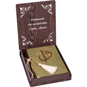 Manidar Hediye Anneler Günü Özel Altın Yaldızlı Kur'an Seti - Anne Için Hediye