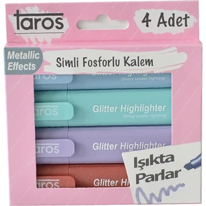 Glitter Highlighter 4'lü Set(Işıkta Parlar)