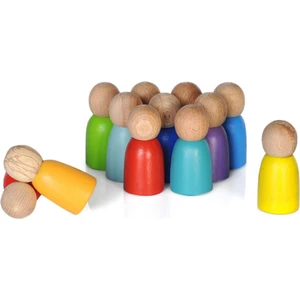 Tiny Wood Peg Bebek Seti 12 Li