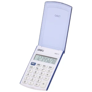 39217 Mini Hesap Makinası Kapaklı Mavi
