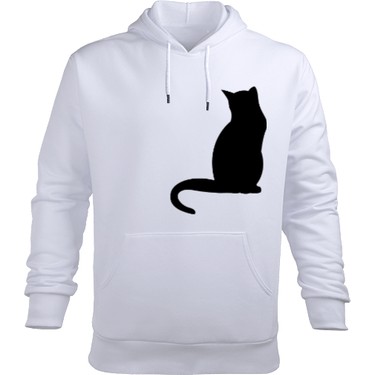 Sweatshirt with cat design on sale