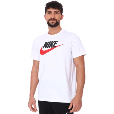 Nike Icon Futura Erkek Beyaz Günlük Stil Tişört