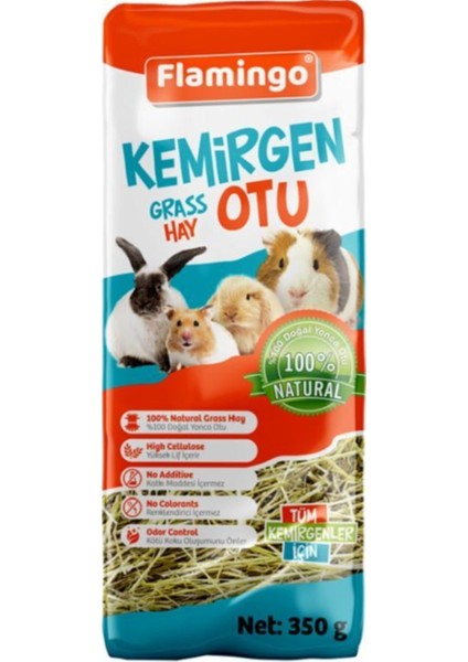 FLAMİNGO (Flamingo) Tavşan,guinea Pig  Kemirgen Yonca Otu 350GR